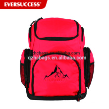 Large Capacity Red Swimming Backpack With Wet Compartment For Swimming